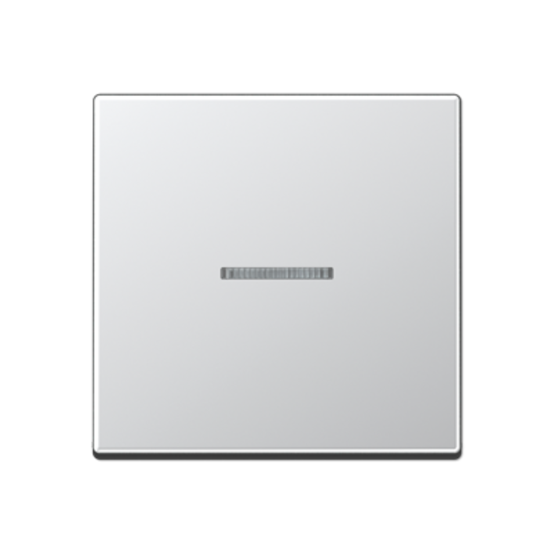 Taustiņš ar indikācijas lodziņu, alumīnija krāsa, A500