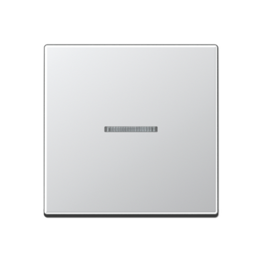 Taustiņš ar indikācijas lodziņu, alumīnija krāsa, A500