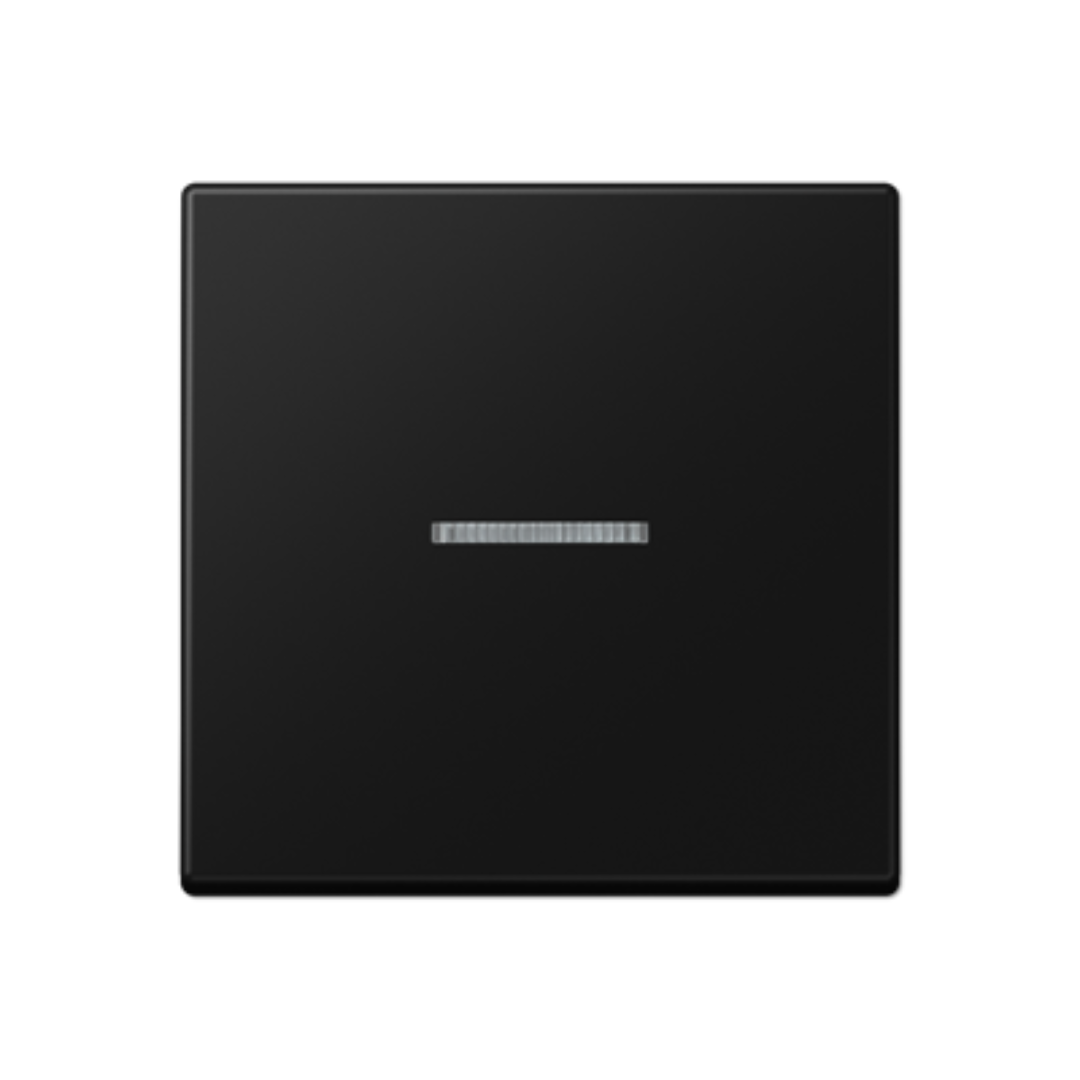 Taustiņš ar indikācijas lodziņu, matēts grafīta melns, A500