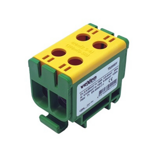 Tranzītspaile Al/Cu 2x2,5-50mm2, PE - dzelten/zaļa, TS2050Y