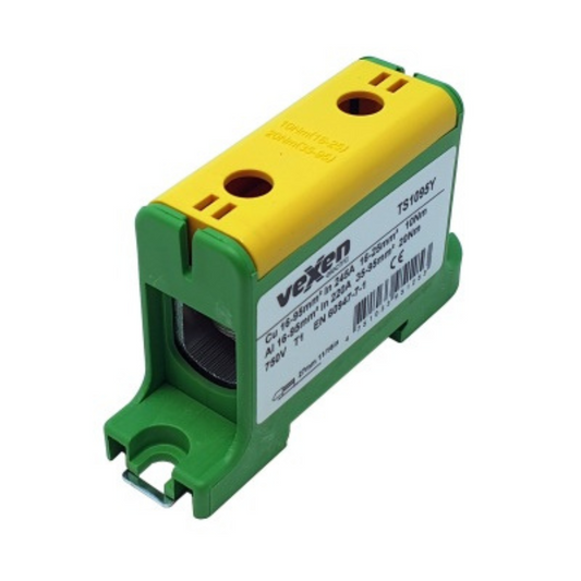 Tranzītspaile Al/Cu 16-95mm2, PE - dzelten/zaļa, TS1095Y