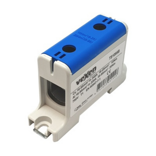 Tranzītspaile Al/Cu 16-95mm2, N - zila, TS1095B