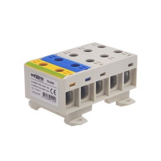 Tranzītspaile Al/Cu 5x1x2,5-50mm2, 3LPEN - pelēka, zila, dzelten/zaļa, TS1550G