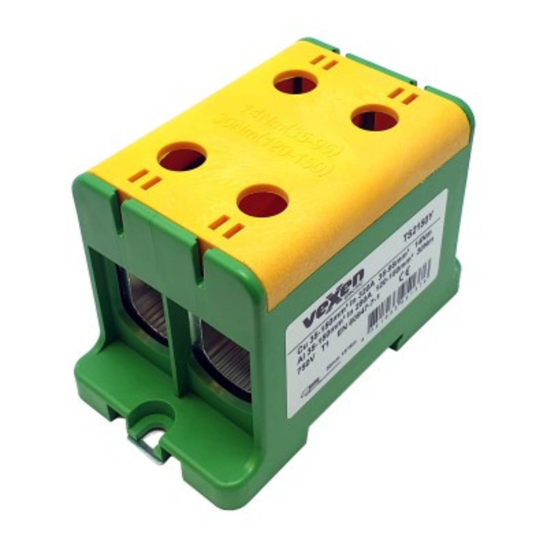 Tranzītspaile Al/Cu 2x35-150mm2, PE - dzelten/zaļa, TS2150Y