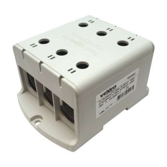 Tranzītspaile Al/Cu 3x35-240mm2, L - pelēka, TS3240G