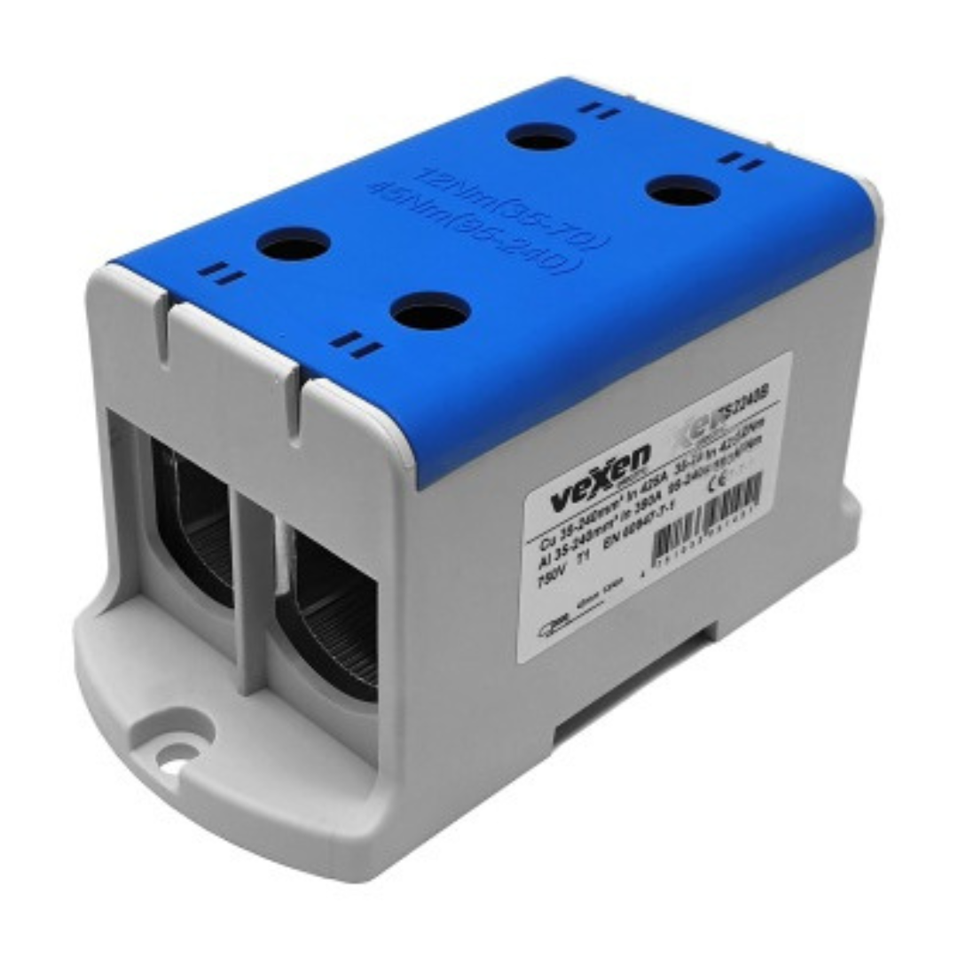 Tranzītspaile Al/Cu 2x35-240mm2, N - zila, TS2240B