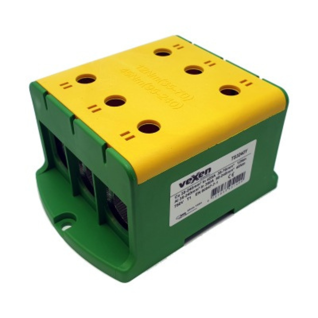 Tranzītspaile Al/Cu 3x35-240mm2, PE - dzelten/zaļa, TS3240Y