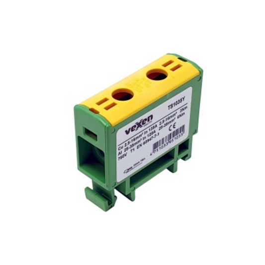 Tranzītspaile Al/Cu 2,5-35mm2, PE - dzelten/zaļa, TS1035Y