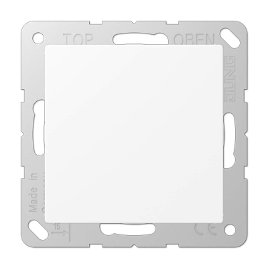 Tukša centrālā plāksne (uzspiežama fiksācija), matēta sniegbalta, A500