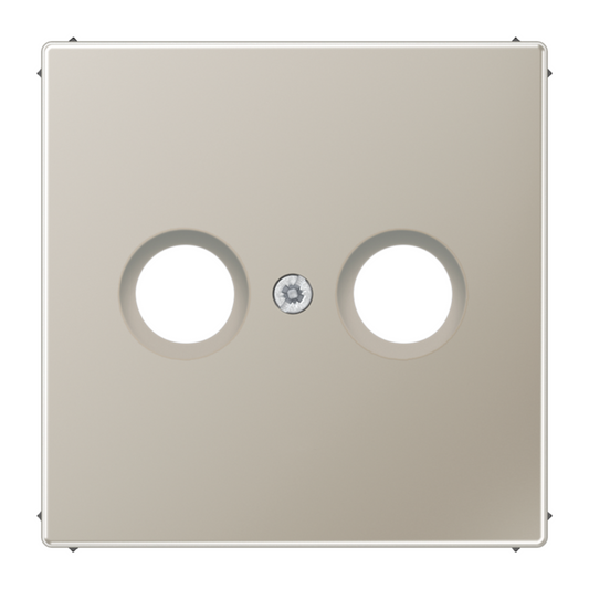 Metāliskā nosegplāksne TV ligzdai, nerūsējošais tērauds, LS990