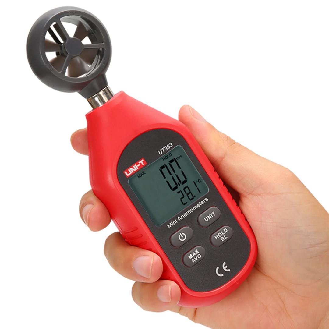 Anemometrs mini ar temperatūras mērīšanas funkciju, UT363, Uni-T