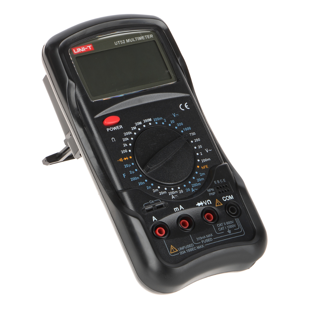 Profesionālais digitālais multimeters UT52, LCD, UNI-T