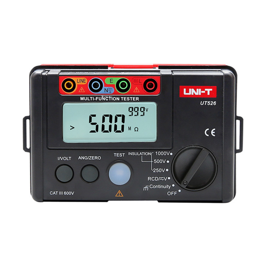 Zemējuma pretestības mērītājs UT526, 250V, 500V, 1kV, UNI-T