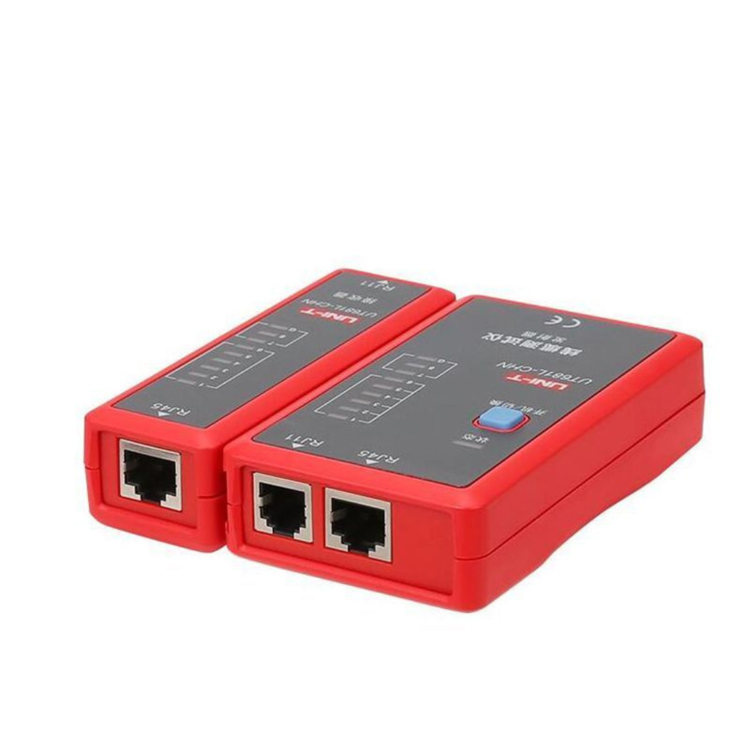 Datortīkla kabeļu testeris RJ45+RJ11 UT681L, UNI-T