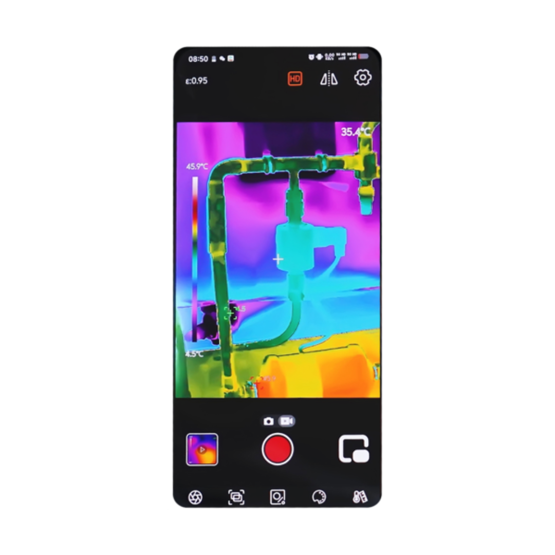 Viedtālruņa termokameras modulis operētājsistēmai Android, UTi740M, UNI-T