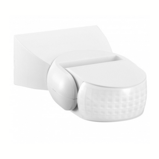 Kustības sensors, virsapmetuma, balts, 180/360 grādi, 12m rādiuss, IP65, 1200W, ALIO PRO MS-360-12BW, VEXEN