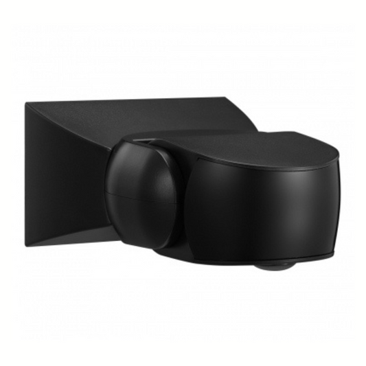 Kustības sensors, virsapmetuma, melns, 180/360 grādi, 12m rādiuss, IP65, 1200W, ALIO PRO MS-360-12BBi, VEXEN