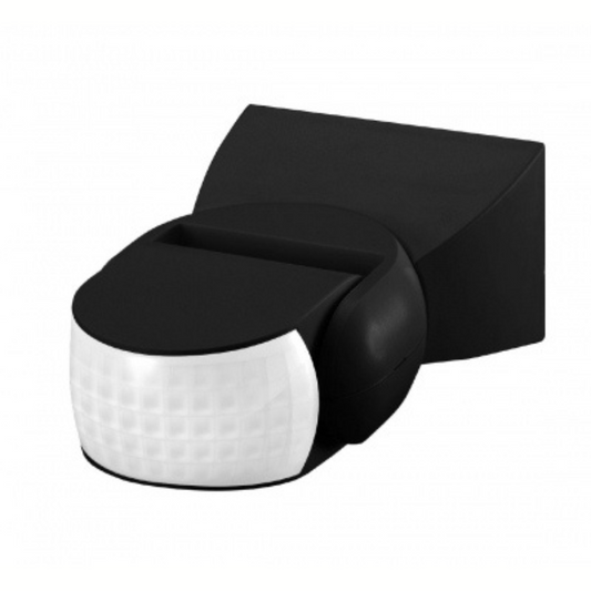 Kustības sensors ar WiFi vadību, virsapmetuma, melns, 180 grādi, 12m rādiuss, IP65, 1200W, ALIO PRO MS-180-12BBt WiFi, VEXEN