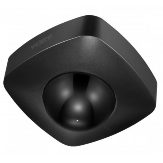Klātbūtnes sensors ar melno lēcu, virsapmetuma, 360 grādi, 20m diametrs, IP65, 2000W, ALIO PRO PS-360-20iBi, VEXEN
