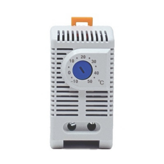 Sadales skapju ventilatoru termostats ar NO kontaktu, TA1050NO, 230V, 10A, -10C...+50C, VEXEN