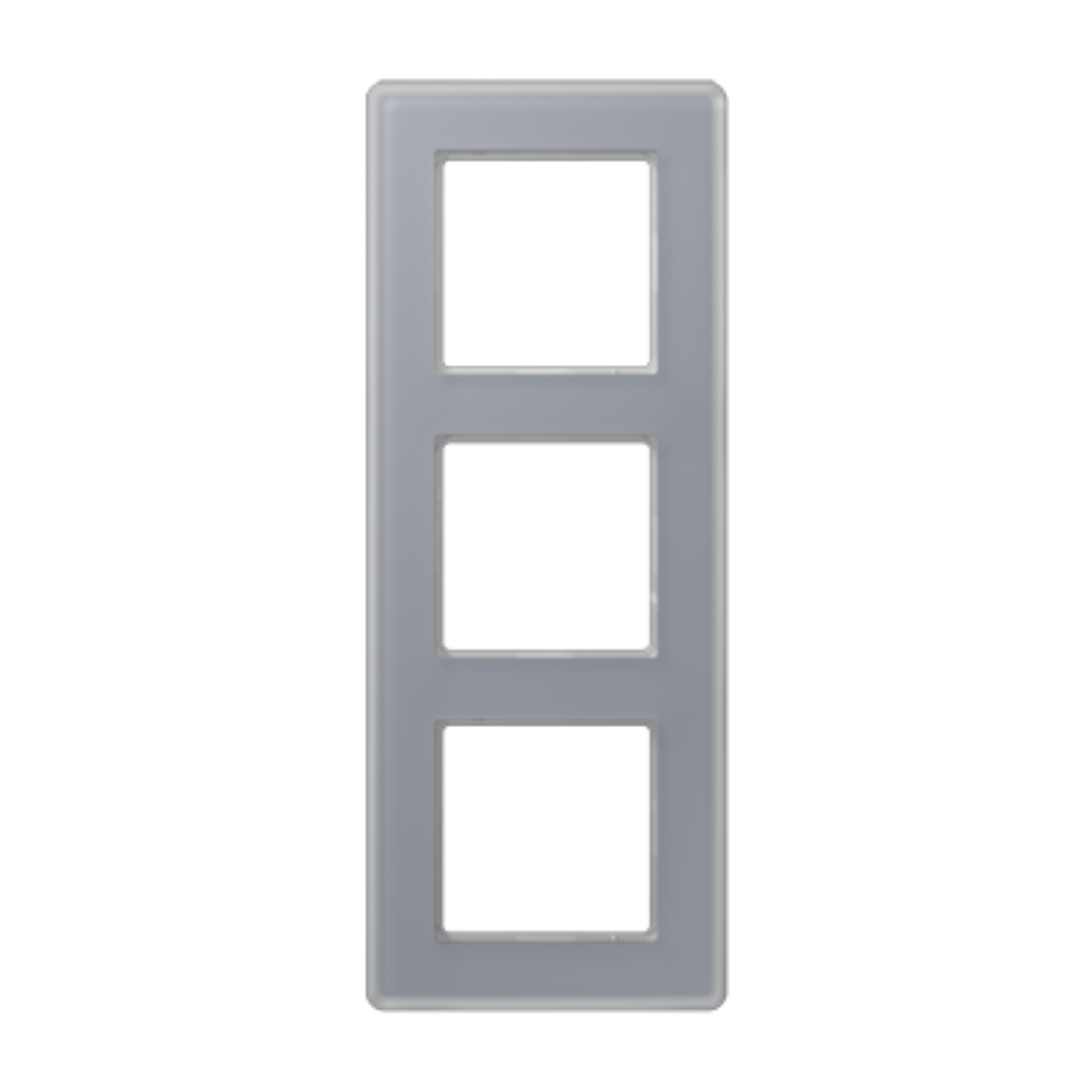 Rāmis stikla 3-vietīgs, kristāla pelēks, A VIVA