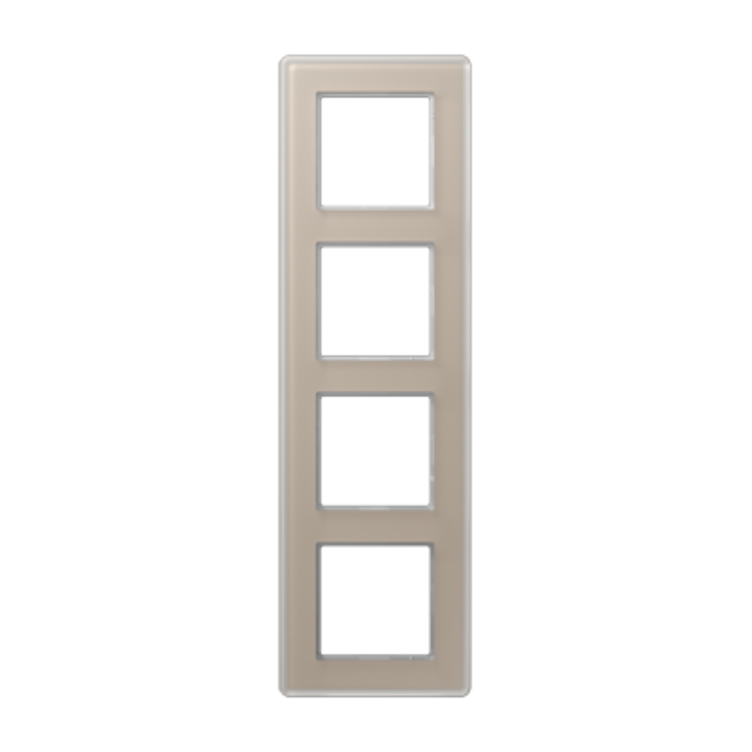 Rāmis stikla 4-vietīgs, šampanieša, A VIVA