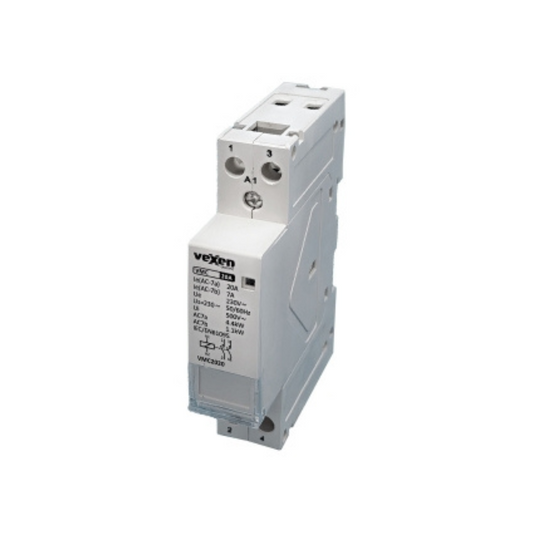 Modulārais kontaktors 2NO, 20A, AC230V, VMC2020, Vexen