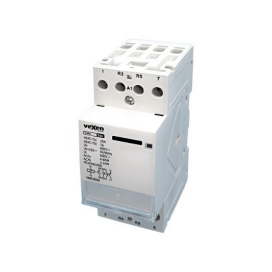 Modulārais kontaktors 2NO, 2NC, 20A, AC230V, VMC2022, Vexen