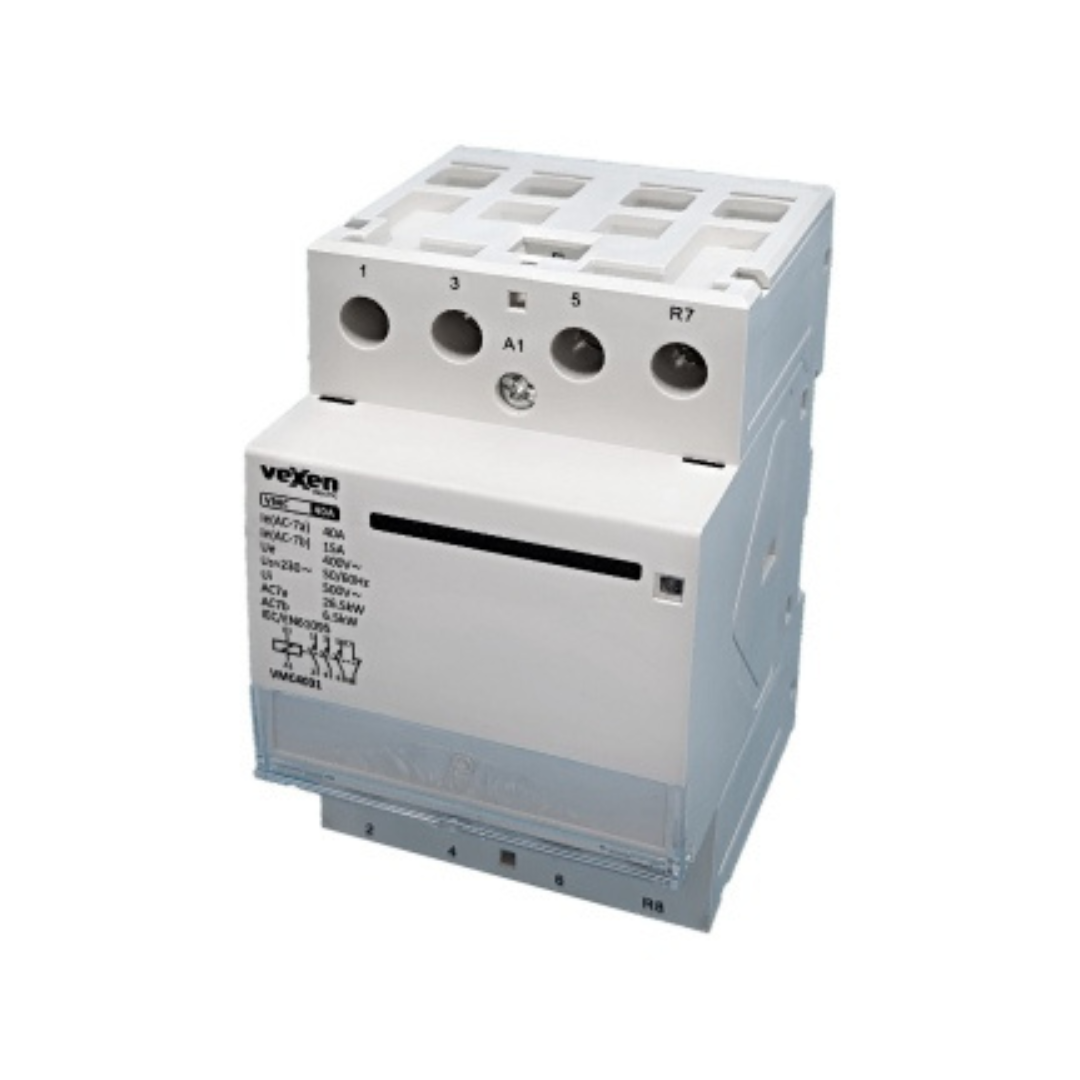 Modulārais kontaktors 3NO, 1NC, 40A, AC230V, VMC4031, Vexen