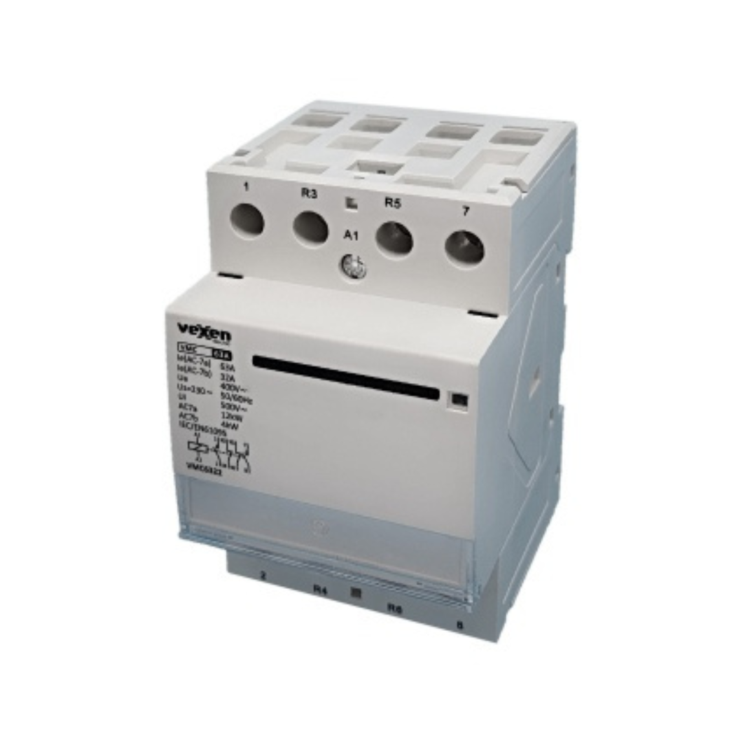 Modulārais kontaktors 2NO, 2NC, 63A, AC230V, VMC6322, Vexen