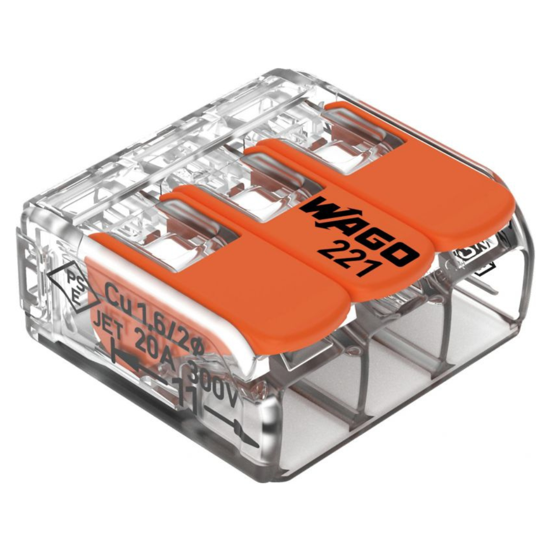 WAGO Univers.sav.klemme 3V 0.2-4.0mm2 32A/450V, 221-413