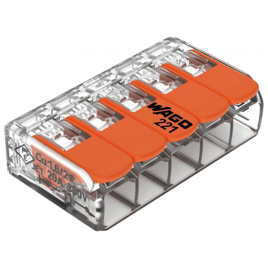 WAGO Univers.sav.klemme 5V 0.2-4.0mm2 32A/450V, 221-415
