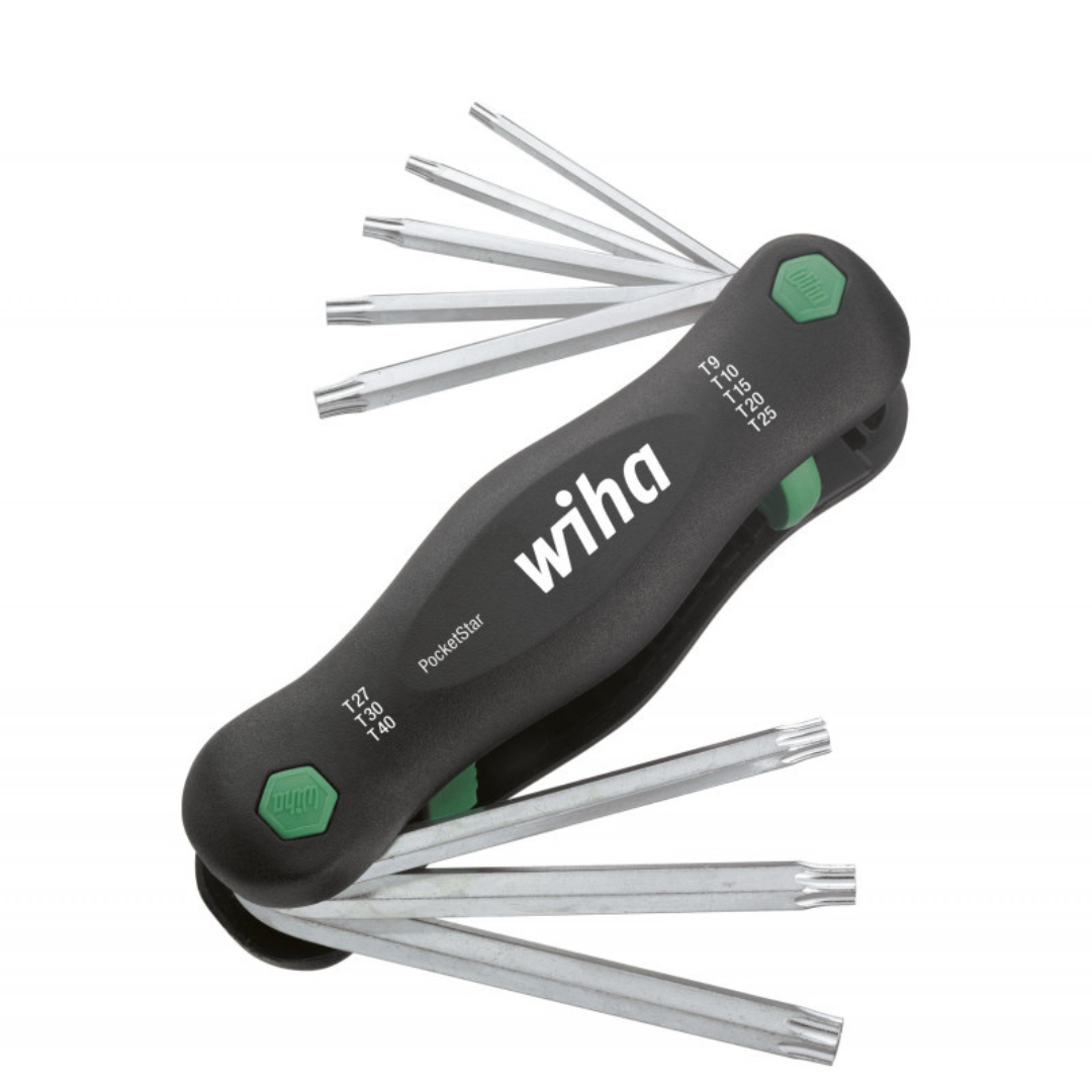 Skrūvgriežu komplekts Torx, PocketStar, 8 gab., Wiha