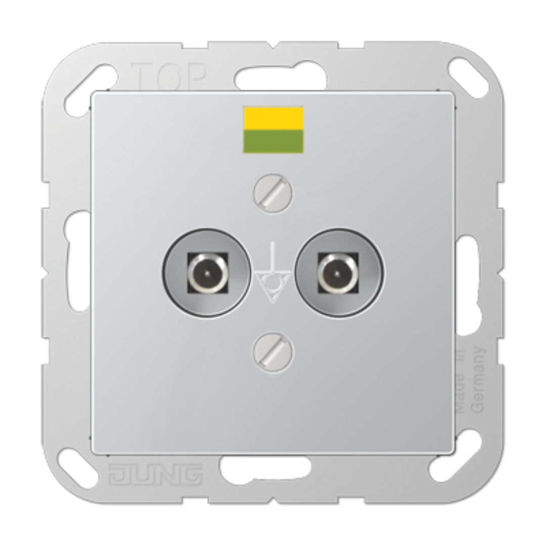 Potenciāla izlīdzināšanas ligzda, alumīnija krāsa, A500