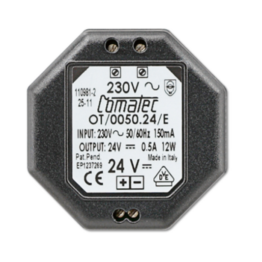 Zvana barošanas bloks 24VDC (paredzēts - LS2567-G3WW), Jung