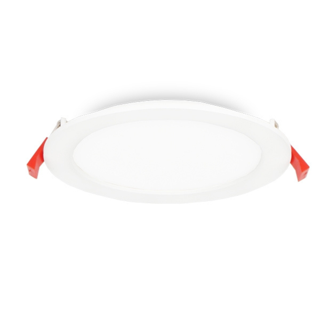 LED Gaismeklis iebūvejams apaļš, 12W, 220-240V, 840lm, 4000K, IP44/IP20, 150mm, balts