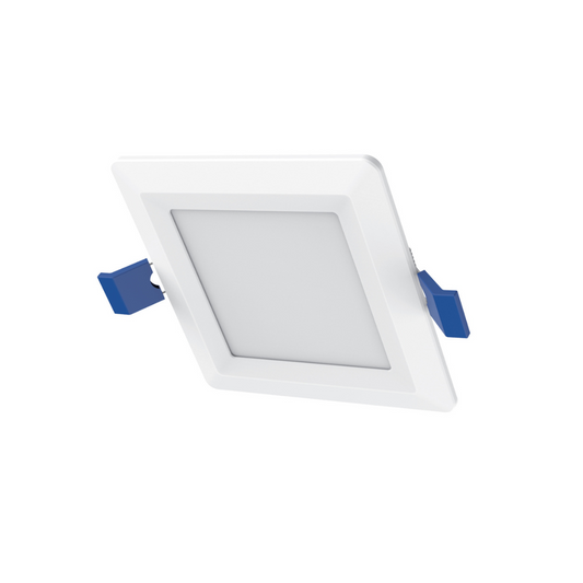 LED Gaismeklis iebūvejams kvadrāts, 6W, 200-240V, 480lm, 4000K, IP20, 120.7x120.7x33mm