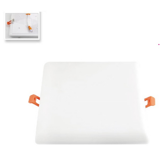 LED Gaismeklis iebūvejams kvadrāts, bez rāmja, 18W, 200-240V, 1600lm, 4000K, IP44, 120x120x16mm