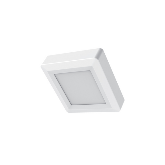 LED gaismeklis kvadrāts virsapmetuma, 6W, 4000K, 520Lm, 120*120*28mm, balts