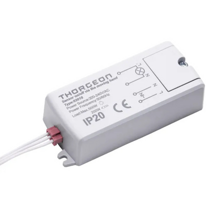 Īsa attāluma iebūvējamais IR sensors, 5-6 cm, 500 W, IP20, labi piemērots virtuves mēbelēm, THORGEON