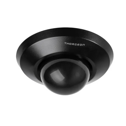 Klātbūtnes sensors melns, virsapmetuma / zemapmetuma, 360 grādi, 20m darbības radius, IP44, 1000W, Thorgeon