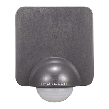 Kustības sensors, antracīts, virsapmetuma, 360 grādi, 8m darbības radius, IP54, 1200W, Thorgeon