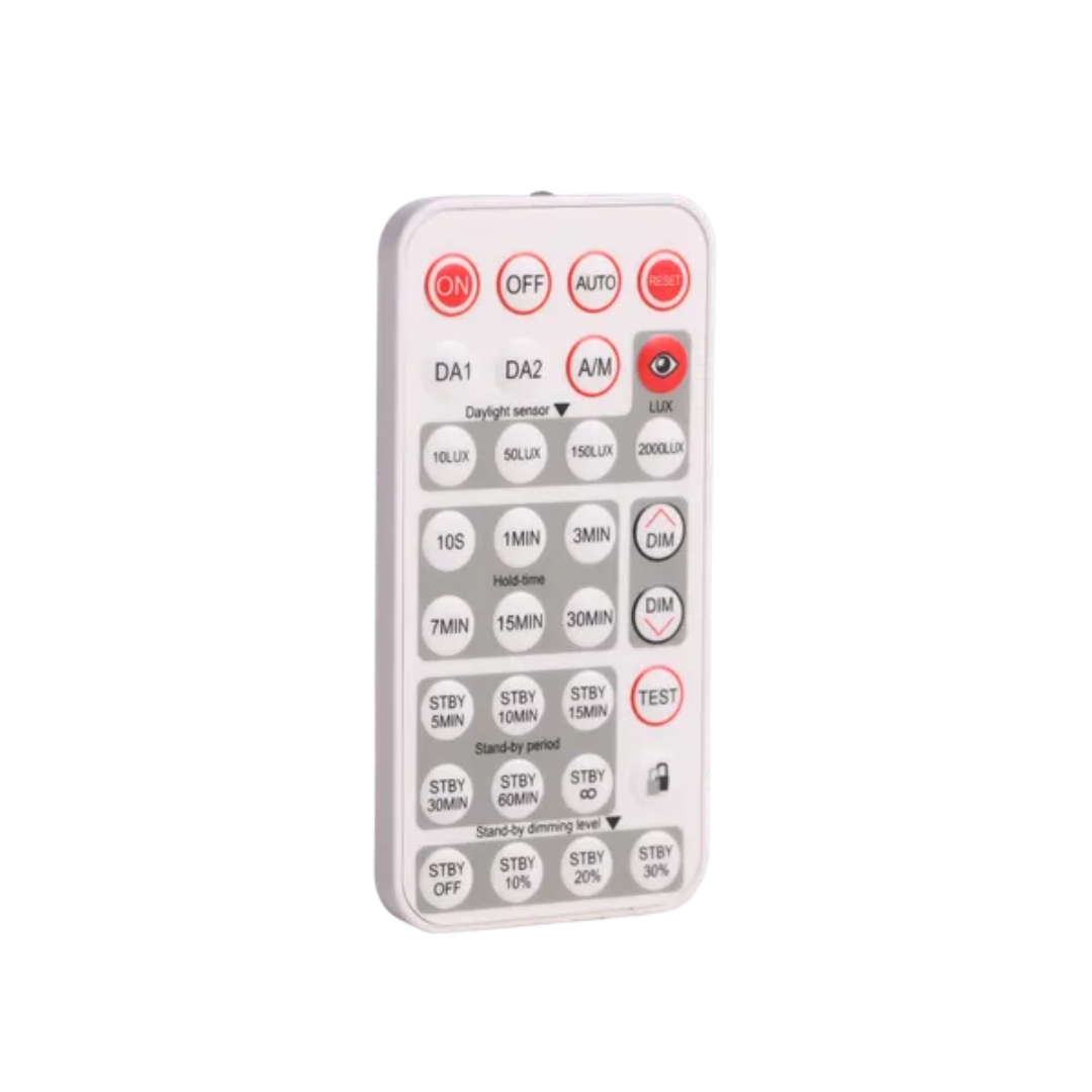 Kustības sensors ar pulti, balts, virsapmetuma / zemapmetuma, DALI, 360 grādi, 8m darbības radius, IP54, 2000W, Thorgeon