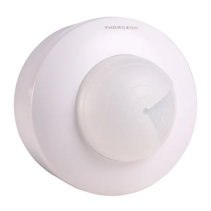 Kustības sensors ar pulti, balts, virsapmetuma / zemapmetuma, DALI, 360 grādi, 20m darbības radius, IP54, 2000W, Thorgeon
