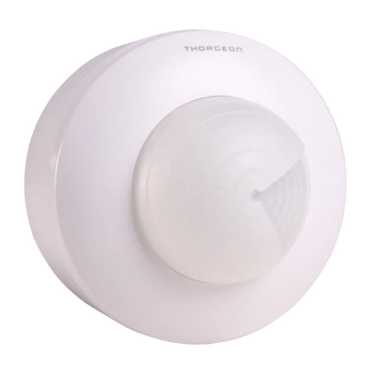 Kustības sensors ar pulti, balts, virsapmetuma / zemapmetuma, DALI, 360 grādi, 20m darbības radius, IP54, 2000W, Thorgeon