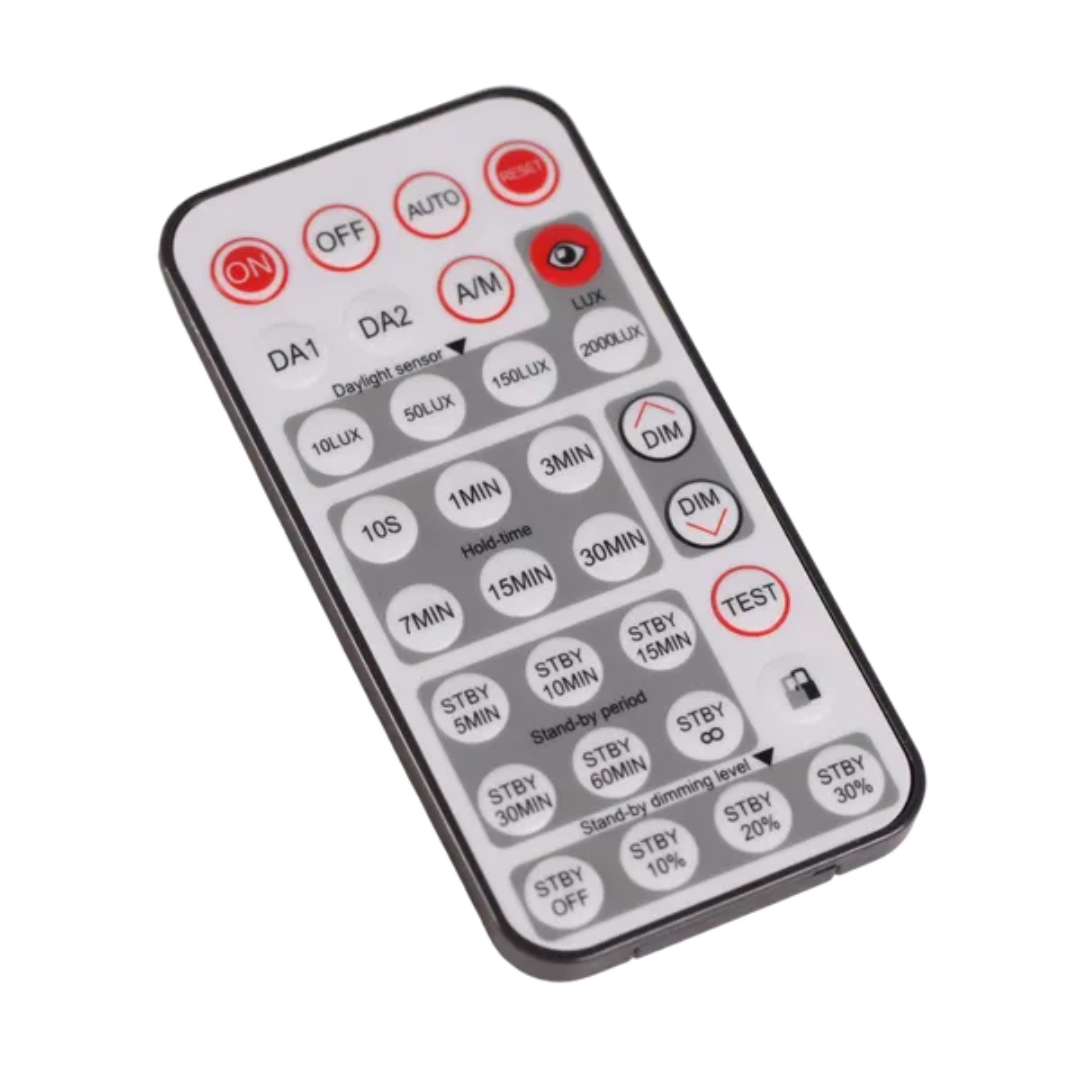 Kustības sensors ar pulti, melns, virsapmetuma / zemapmetuma, DALI, 360 grādi, 8m darbības radius, IP54, 2000W, Thorgeon