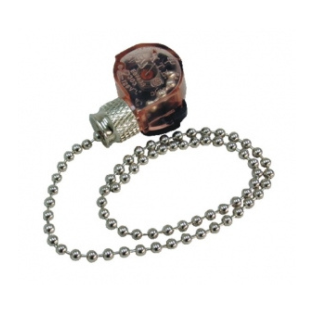 Slēdzis ar ķēditi, sudraba, 3A, 250V AC, WC-1K/SR Pull-down switch