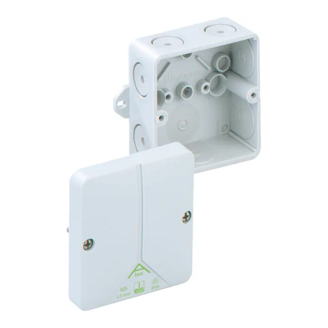 Nozarkārba Abox 025 AB-L, 80x80x52mm, IP65, Spelsberg