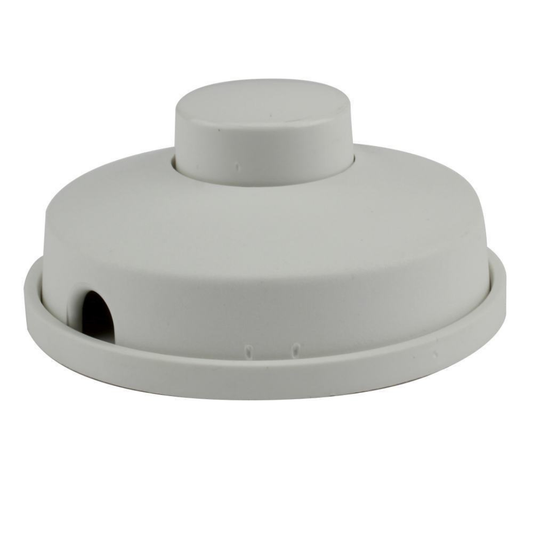 Slēdzis stavlampai, balts, 6A, 230V, 40036L (0749H)