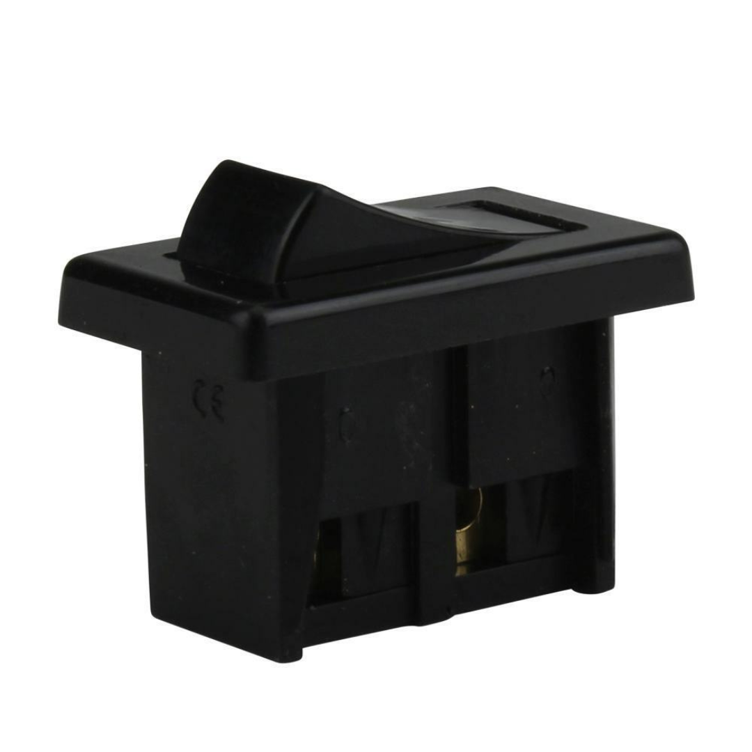 Mikroslēdzis iebūvējams, melns, 2A, 250V, 50Hz, 40646L